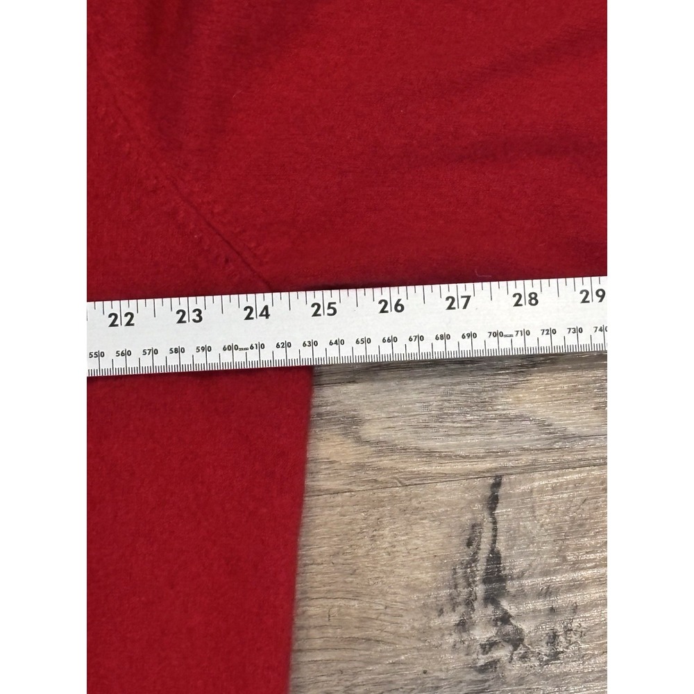 LANDS END 100% Cashmere V Neck Pullover Men's Sweater Red XXL Grandpa Timeless - Picture 13 of 13